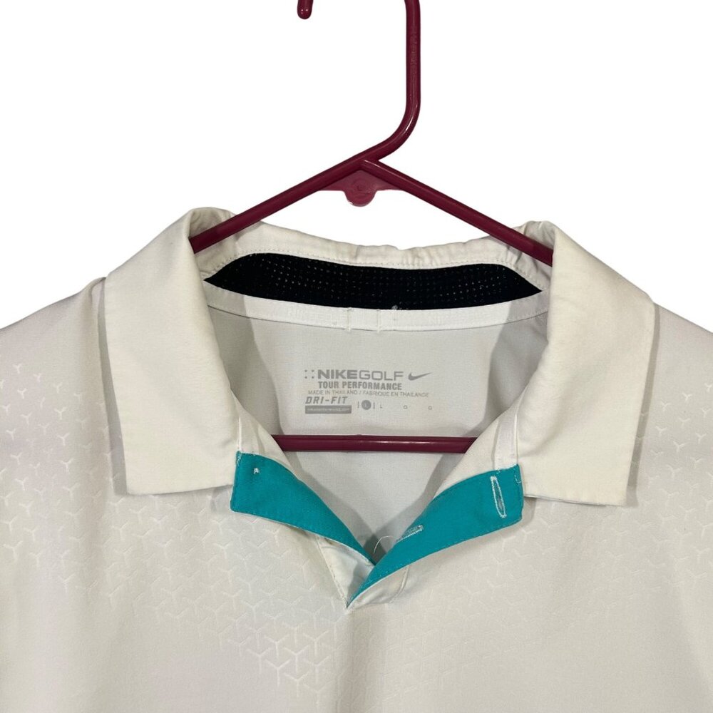 Men's Nike Golf Tour Performance Dri Fit Short Sleeve Polo Shirt GUC - Picture 2 of 11